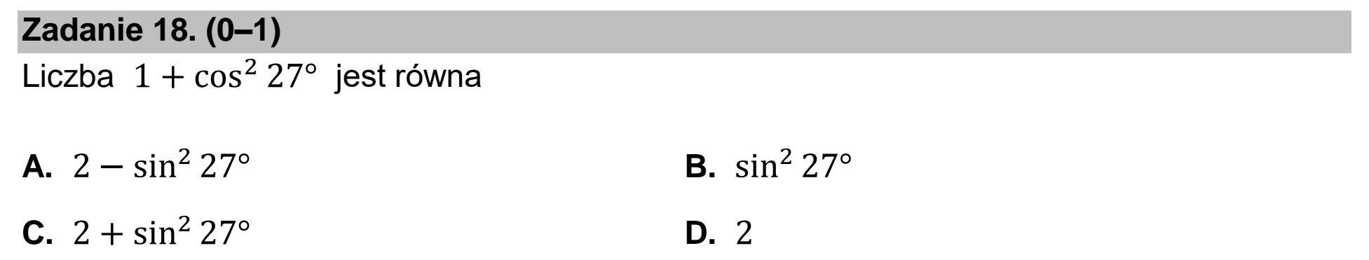 Matura dodatkowa, czerwiec 2024, podgląd zadania 18
