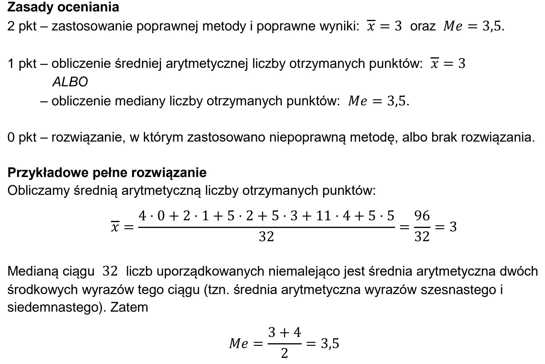 Matura dodatkowa, czerwiec 2025, odpowiedź do zadania 30