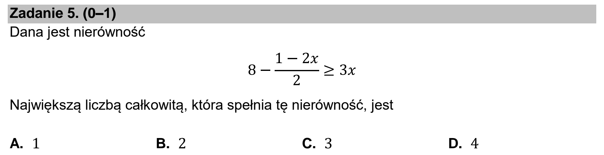 Matura dodatkowa, czerwiec 2025, podgląd zadania 5