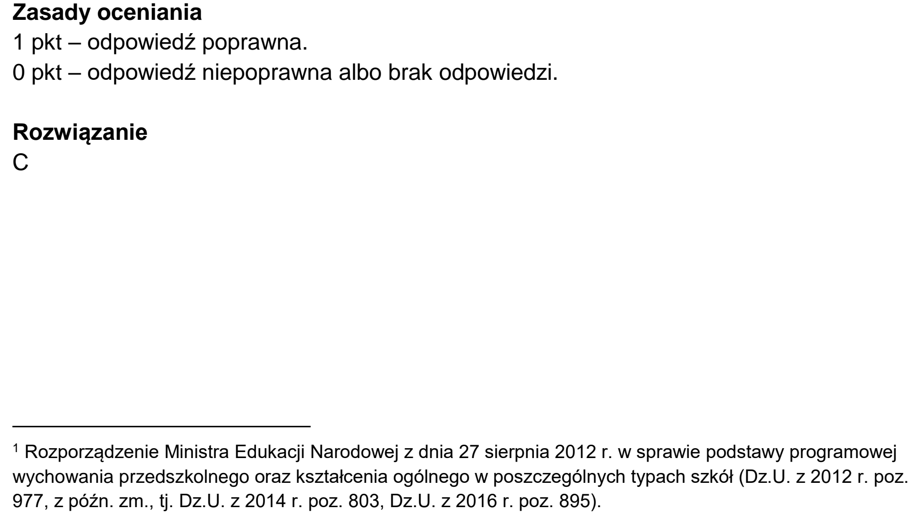 Matura dodatkowa, czerwiec 2026, odpowiedź do zadania 2
