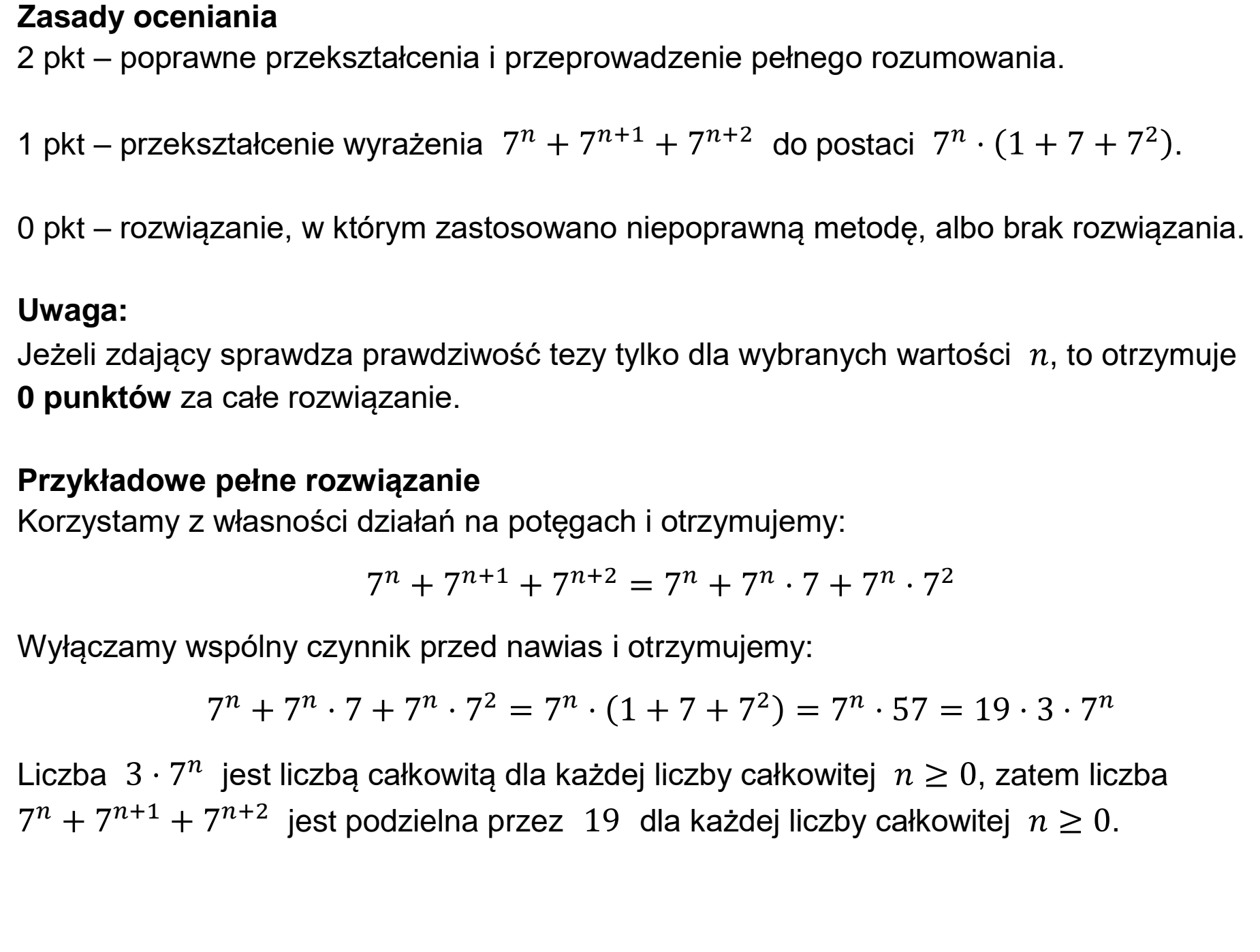 Matura dodatkowa, czerwiec 2026, odpowiedź do zadania 28