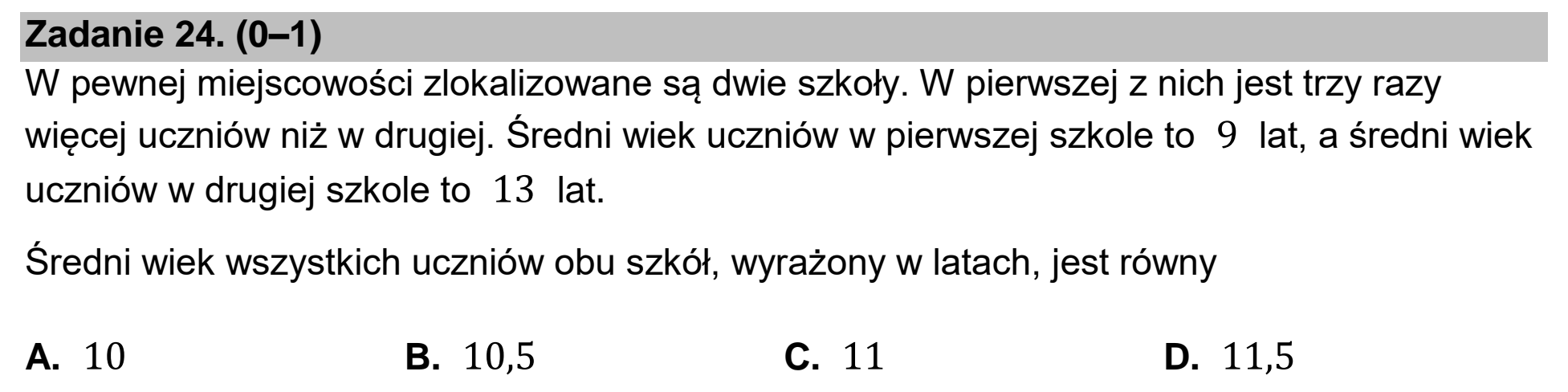 Matura dodatkowa, czerwiec 2026, podgląd zadania 24