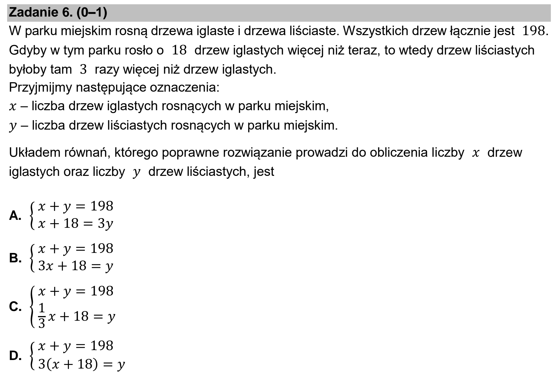 Matura dodatkowa, czerwiec 2026, podgląd zadania 6