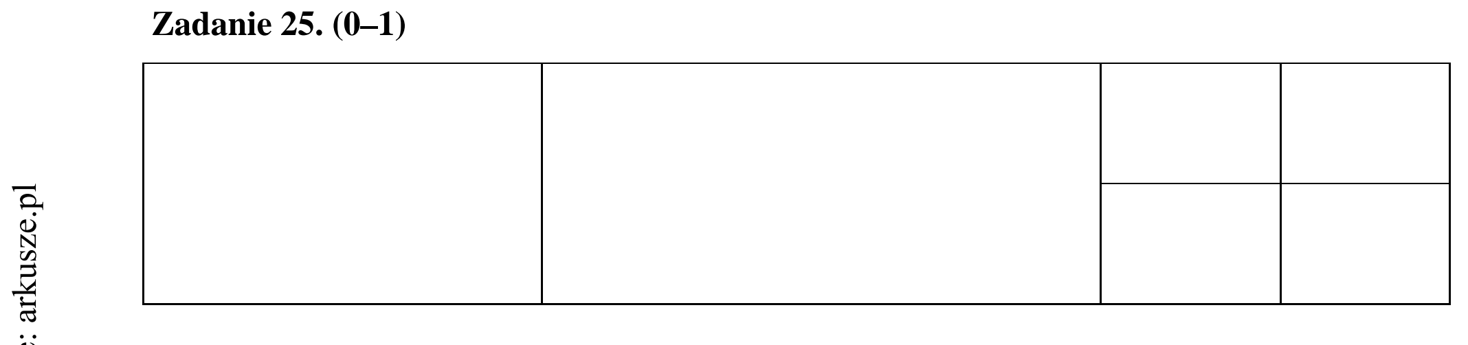 Matura dodatkowa, lipiec 2020, odpowiedź do zadania 25