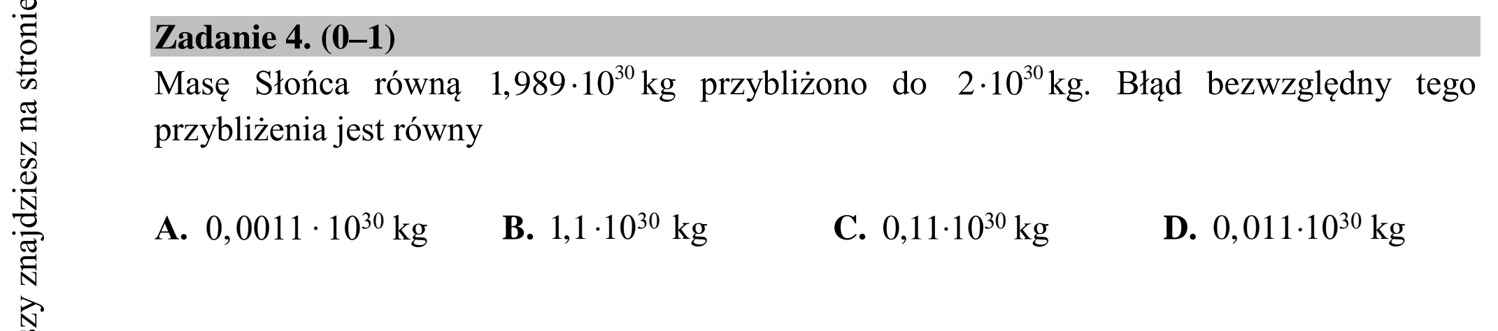 Matura dodatkowa, lipiec 2020, podgląd zadania 4