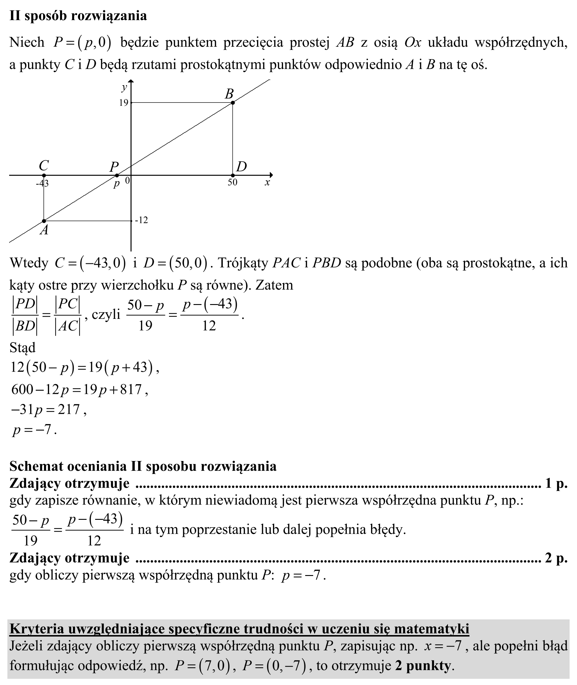 Matura, maj 2015, odpowiedź do zadania 30, fragment 2