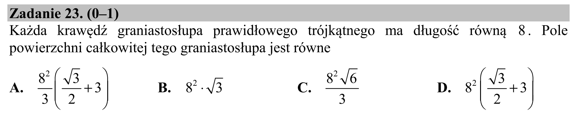 Matura, maj 2015, podgląd zadania 23