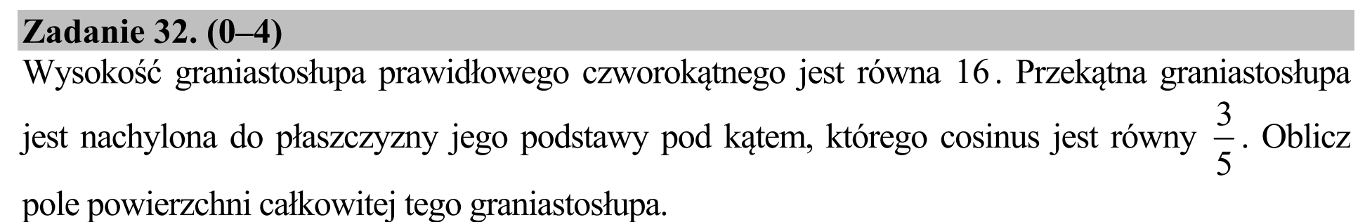 Matura, maj 2015, podgląd zadania 32
