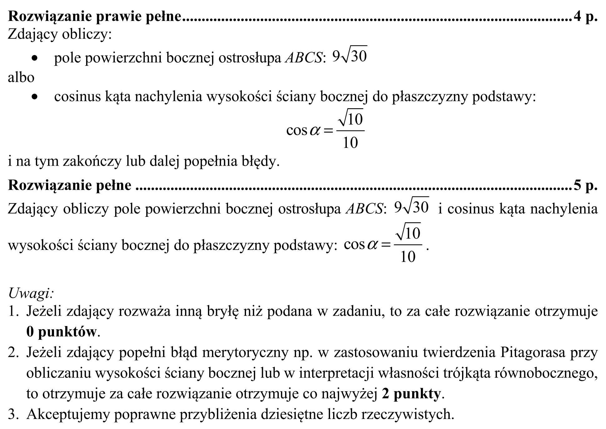 Matura, maj 2016, odpowiedź do zadania 33, fragment 3