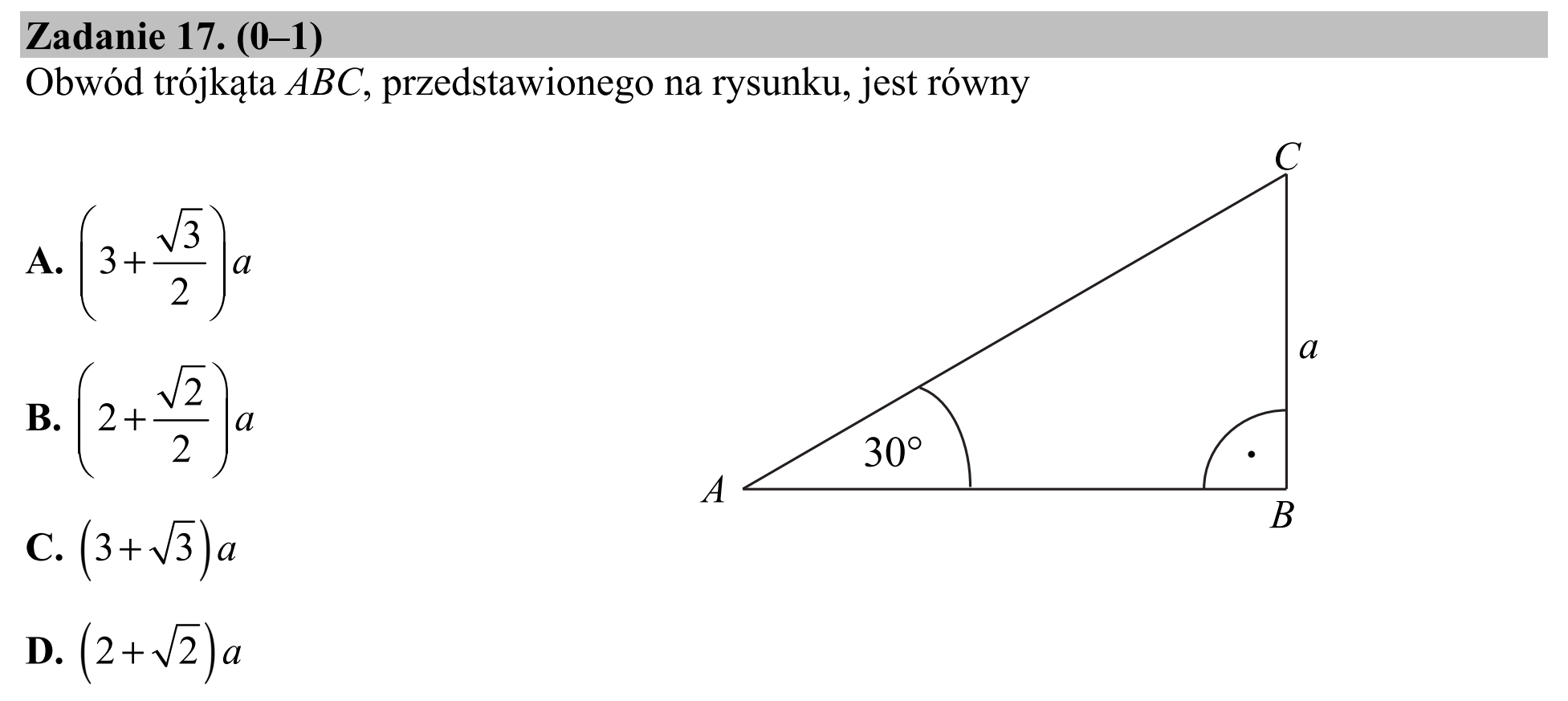 Matura, maj 2017, podgląd zadania 17