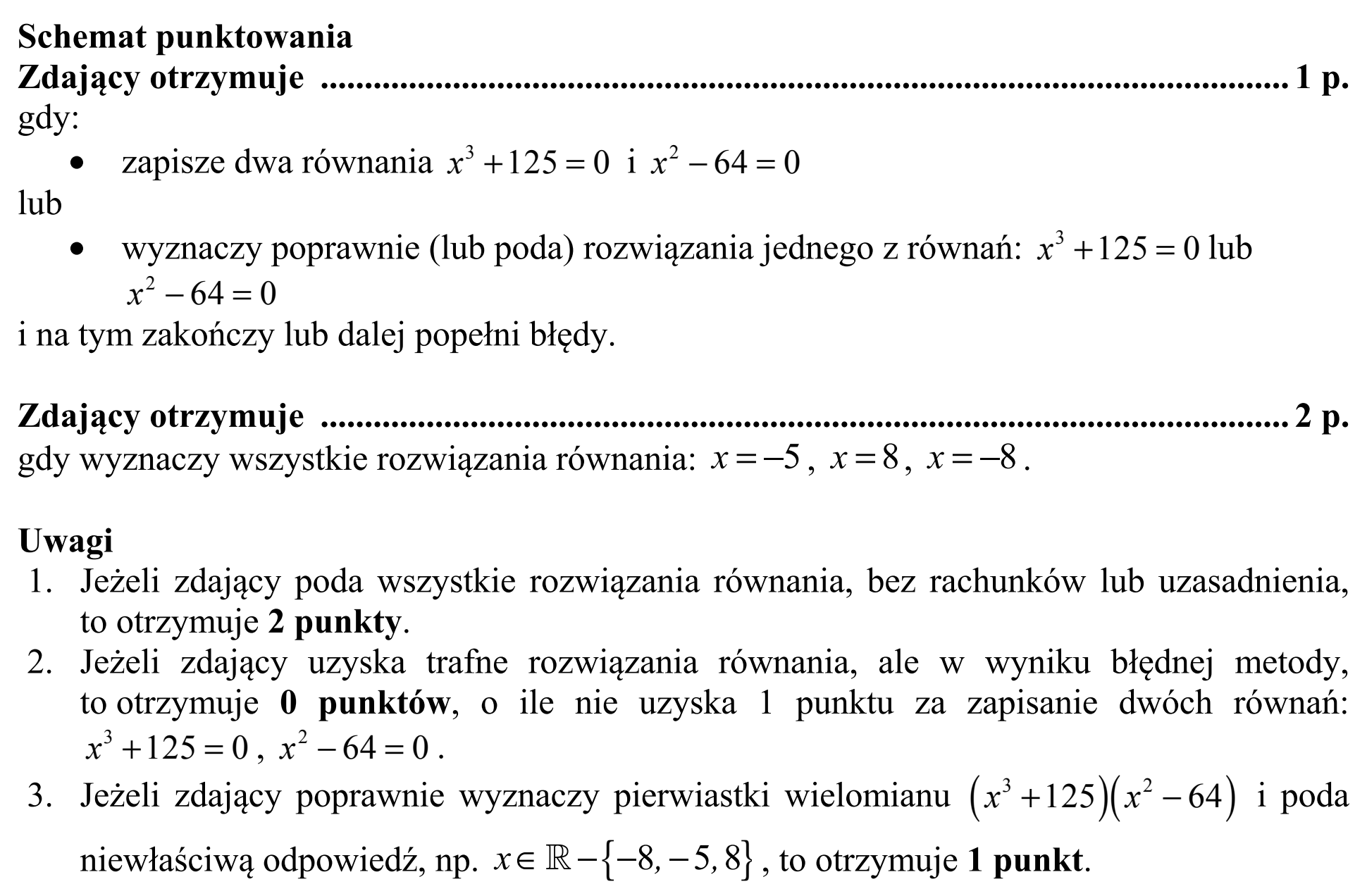 Matura, maj 2018, odpowiedź do zadania 27, fragment 2