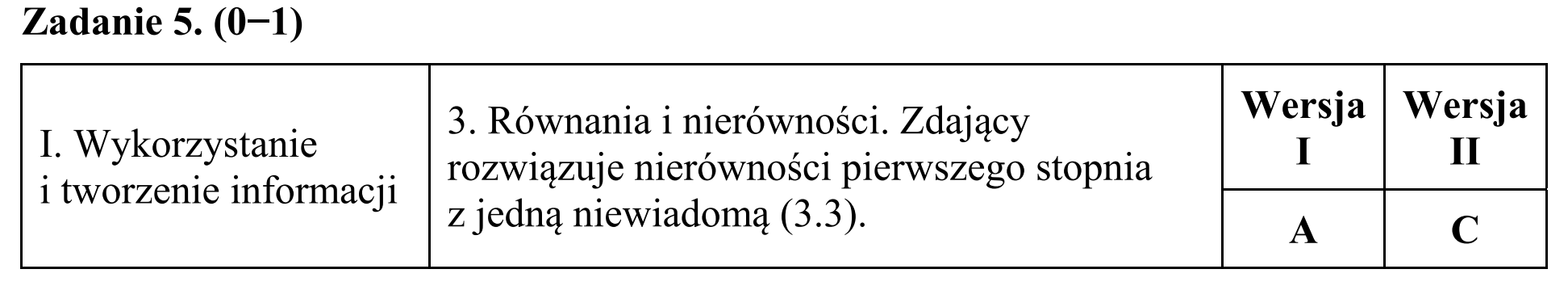 Matura, maj 2018, odpowiedź do zadania 5