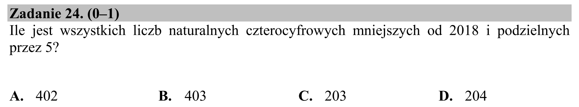 Matura, maj 2018, podgląd zadania 24