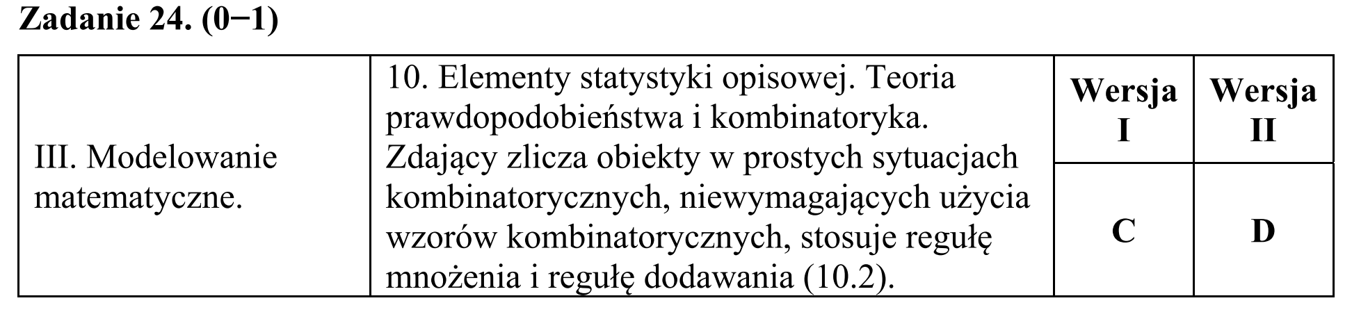 Matura, maj 2019, odpowiedź do zadania 24