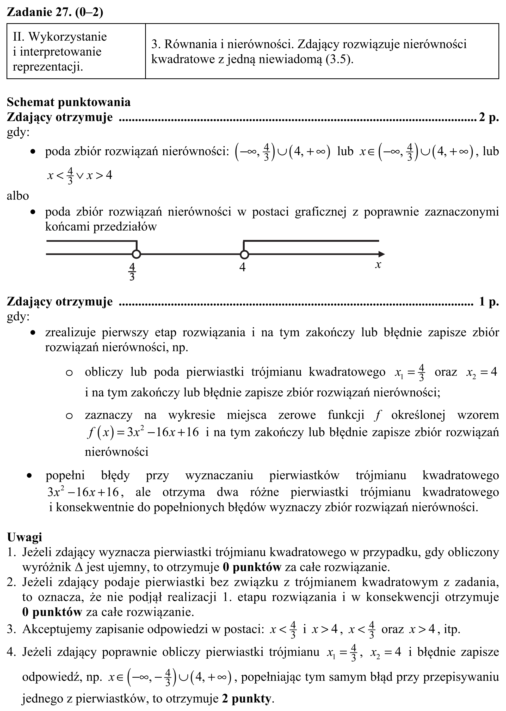 Matura, maj 2019, odpowiedź do zadania 27, fragment 1