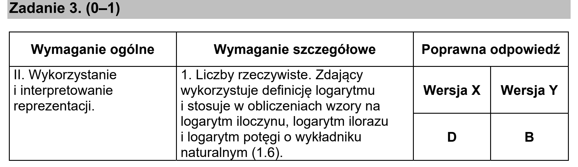 Matura, maj 2020, odpowiedź do zadania 3