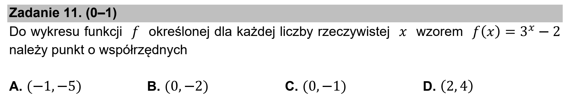 Matura, maj 2021, podgląd zadania 11