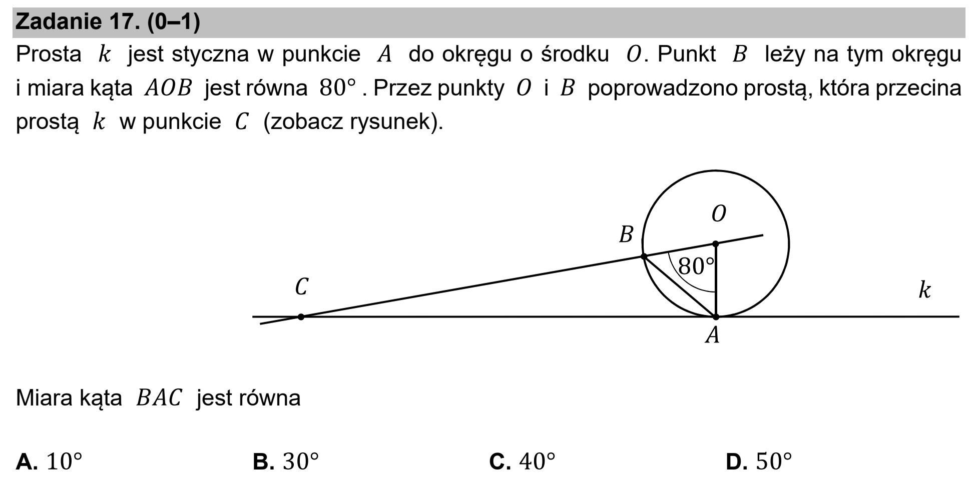 Matura, maj 2021, podgląd zadania 17