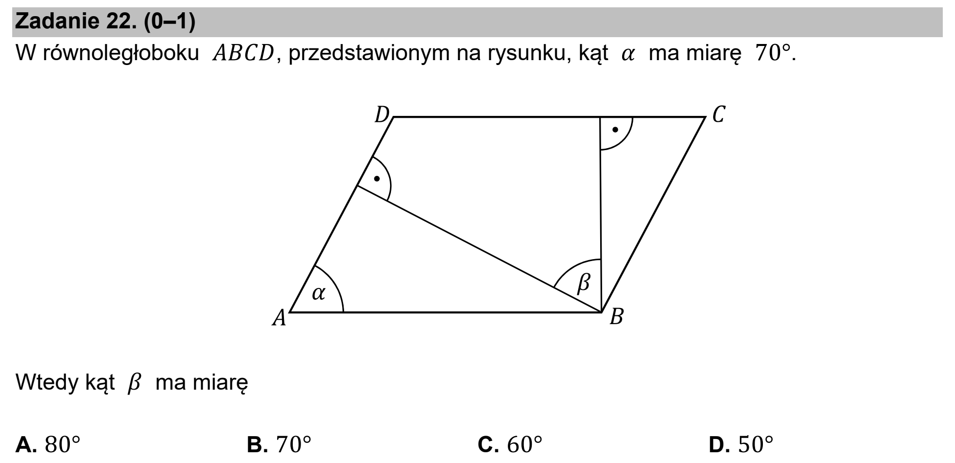 Matura, maj 2021, podgląd zadania 22