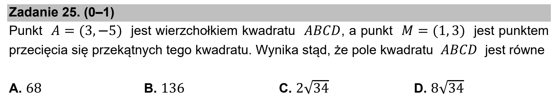 Matura, maj 2021, podgląd zadania 25
