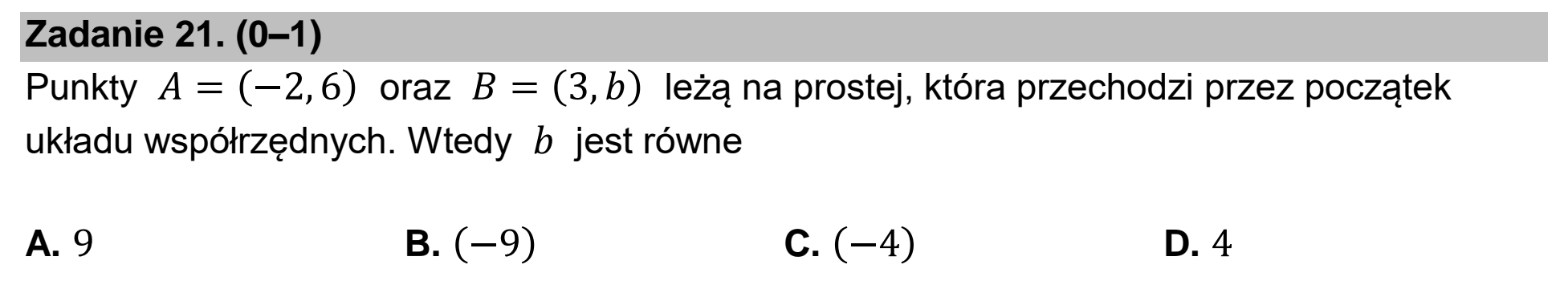 Matura, maj 2022, podgląd zadania 21