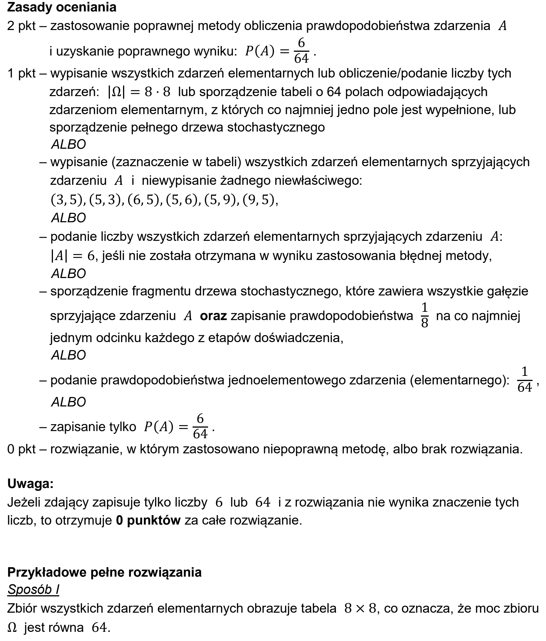 Matura, maj 2023, odpowiedź do zadania 35, fragment 1