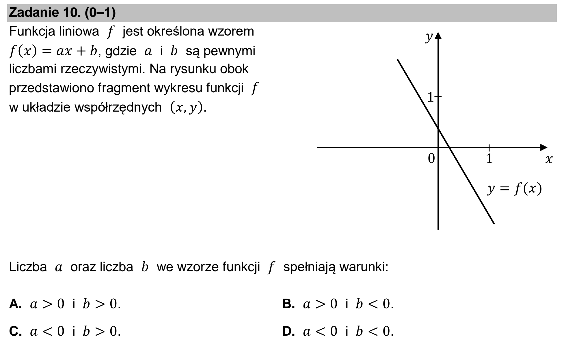 Matura, maj 2023, podgląd zadania 10