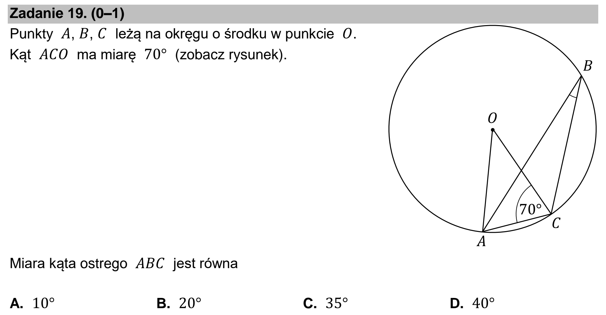Matura, maj 2023, podgląd zadania 19