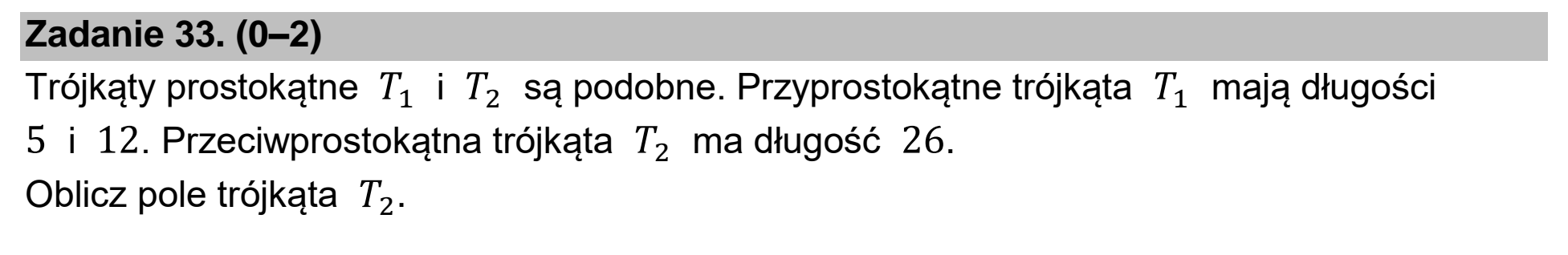 Matura, maj 2023, podgląd zadania 33