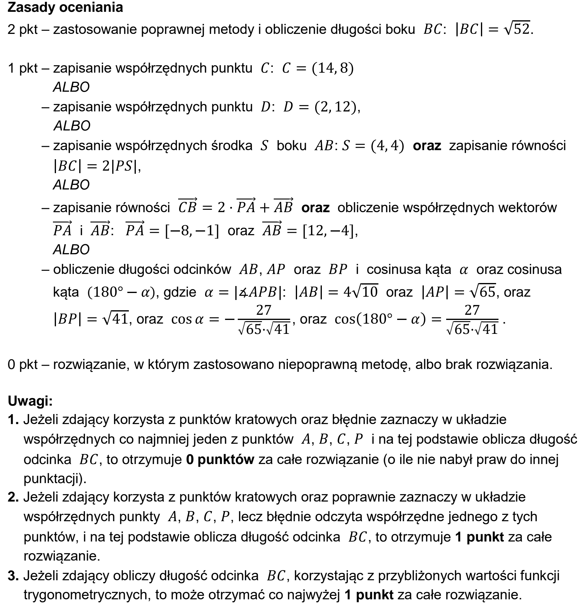 Matura, maj 2024, odpowiedź do zadania 34, fragment 1