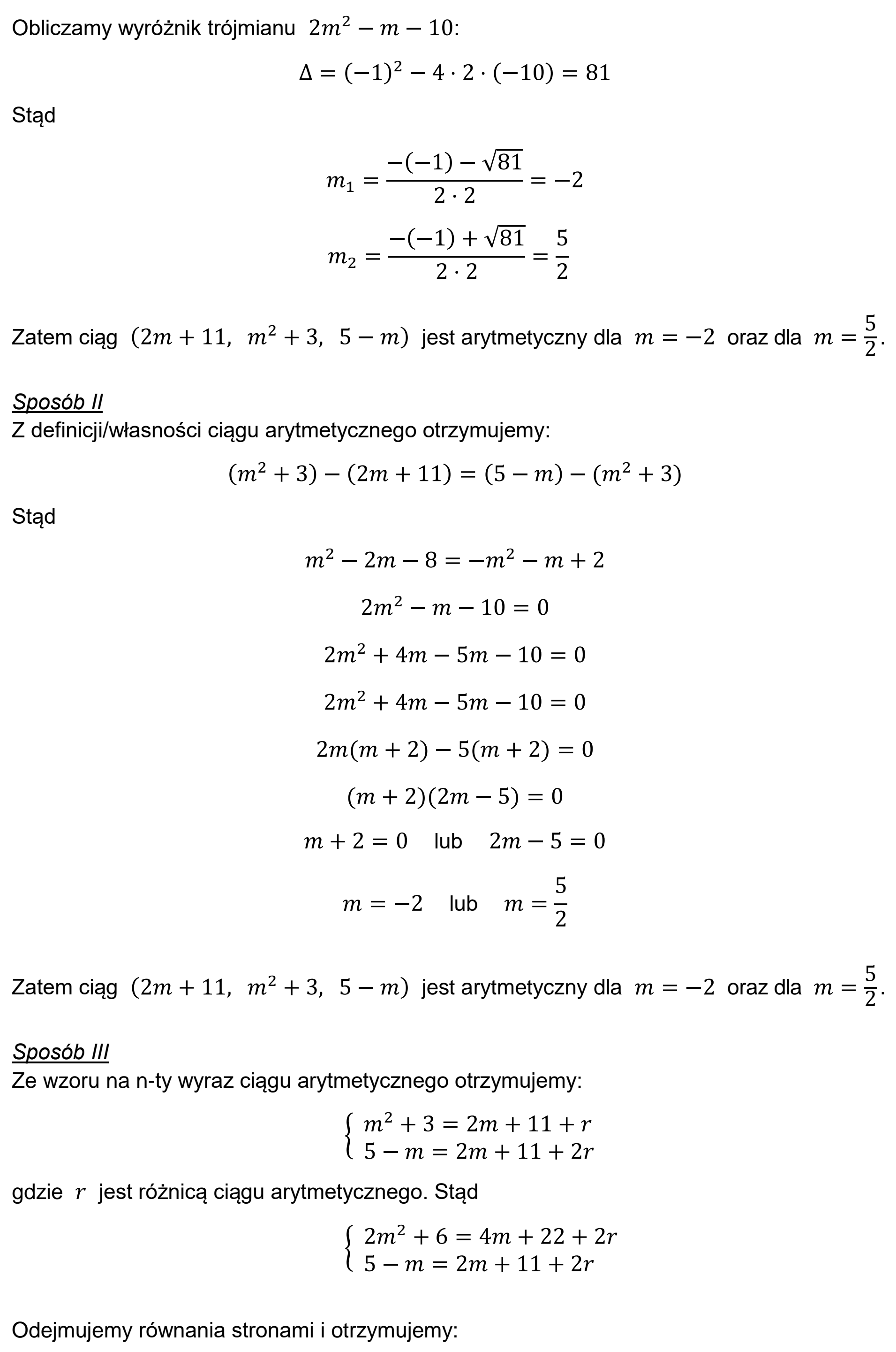 Matura, maj 2025, odpowiedź do zadania 29, fragment 2