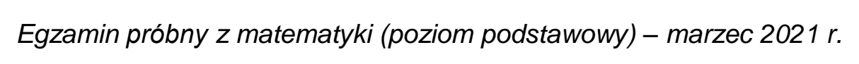 Matura próbna, marzec 2021, odpowiedź do zadania 11, fragment 2
