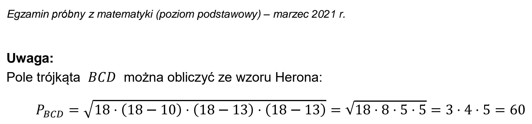 Matura próbna, marzec 2021, odpowiedź do zadania 33, fragment 2