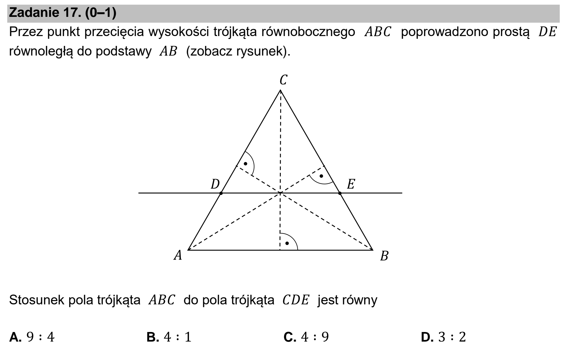 Matura próbna, marzec 2021, podgląd zadania 17