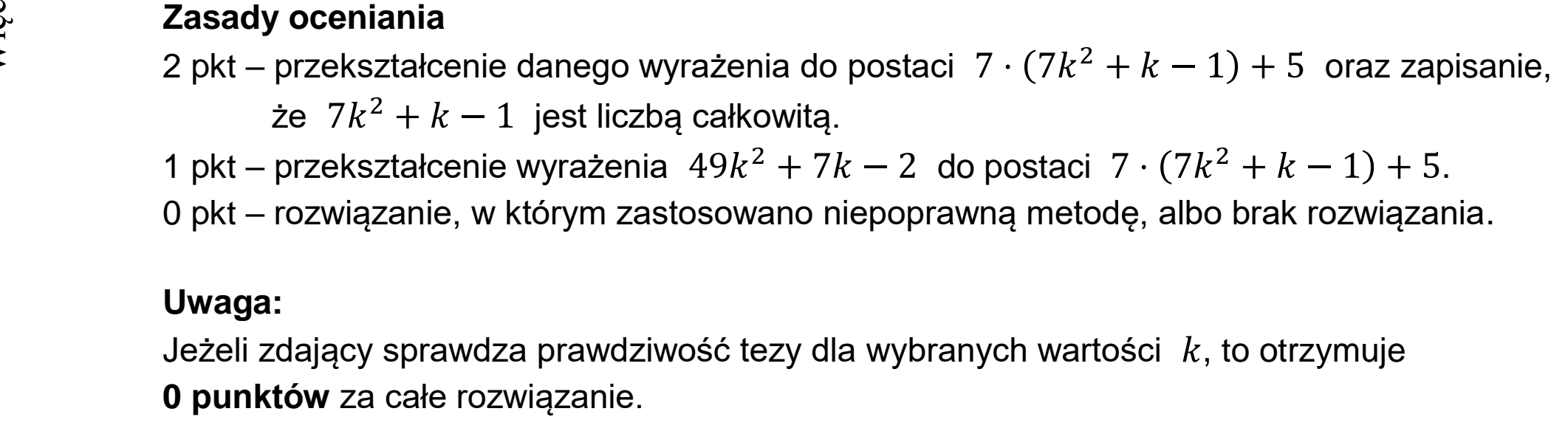 Matura dodatkowa, czerwiec 2023, odpowiedź do zadania 3, fragment 1