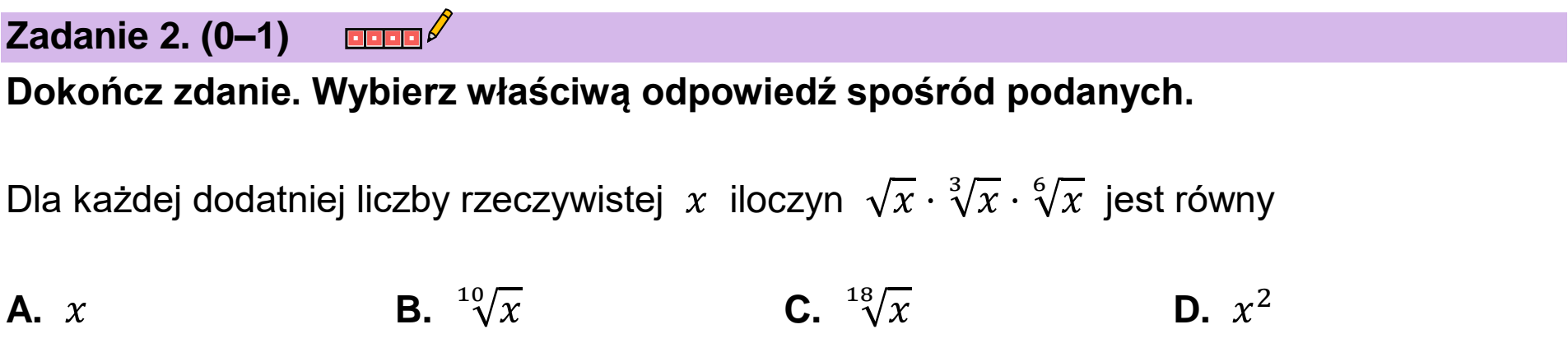 Matura dodatkowa, czerwiec 2023, podgląd zadania 2