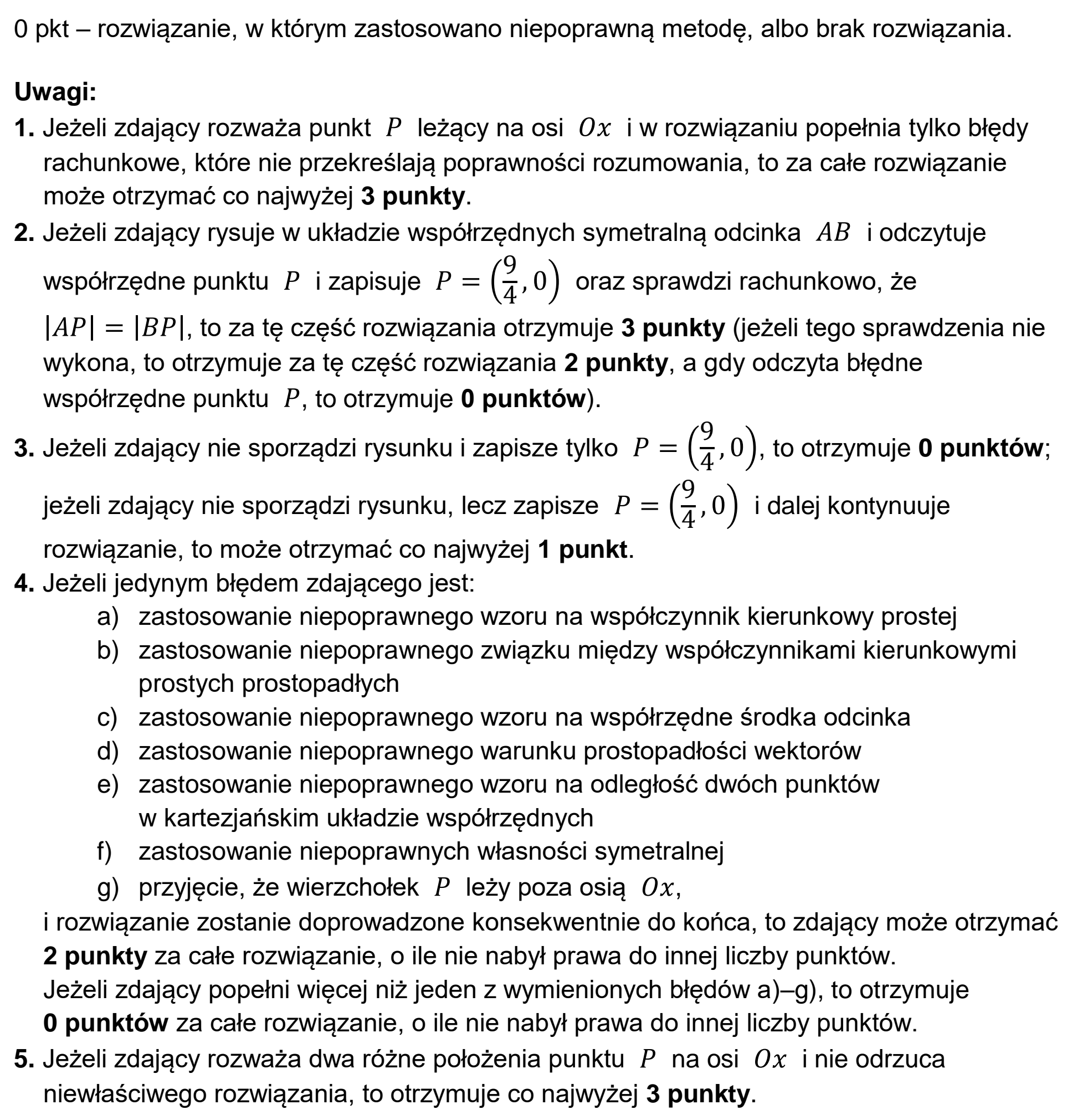 Matura dodatkowa, czerwiec 2024, odpowiedź do zadania 24, fragment 2