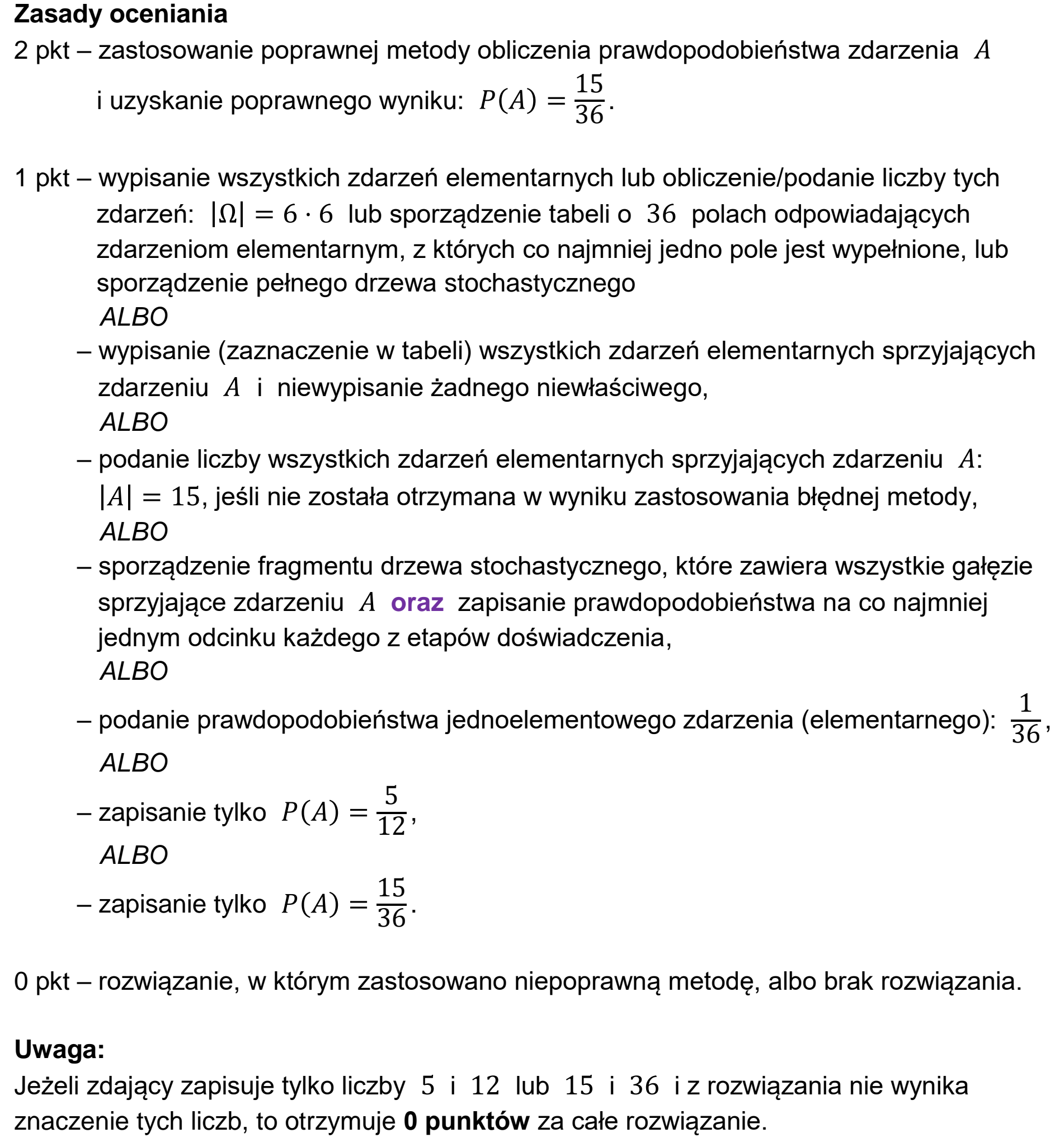 Matura dodatkowa, czerwiec 2024, odpowiedź do zadania 31, fragment 1