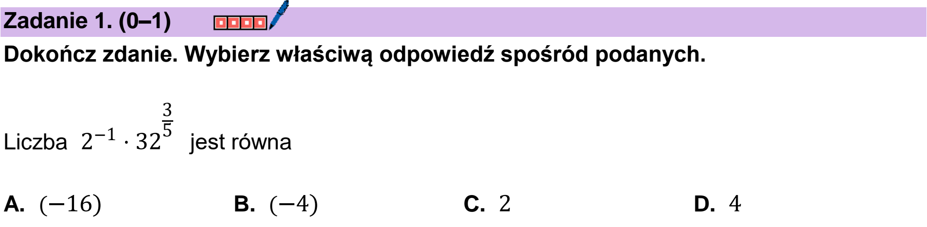 Matura dodatkowa, czerwiec 2024, podgląd zadania 1