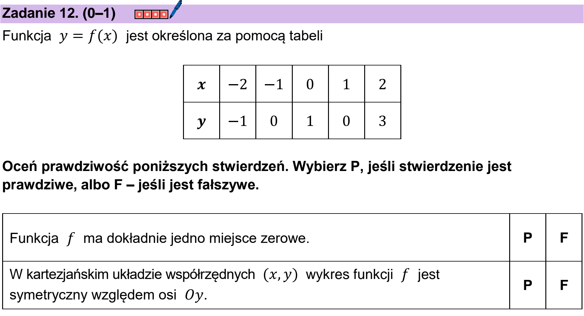 Matura dodatkowa, czerwiec 2024, podgląd zadania 12
