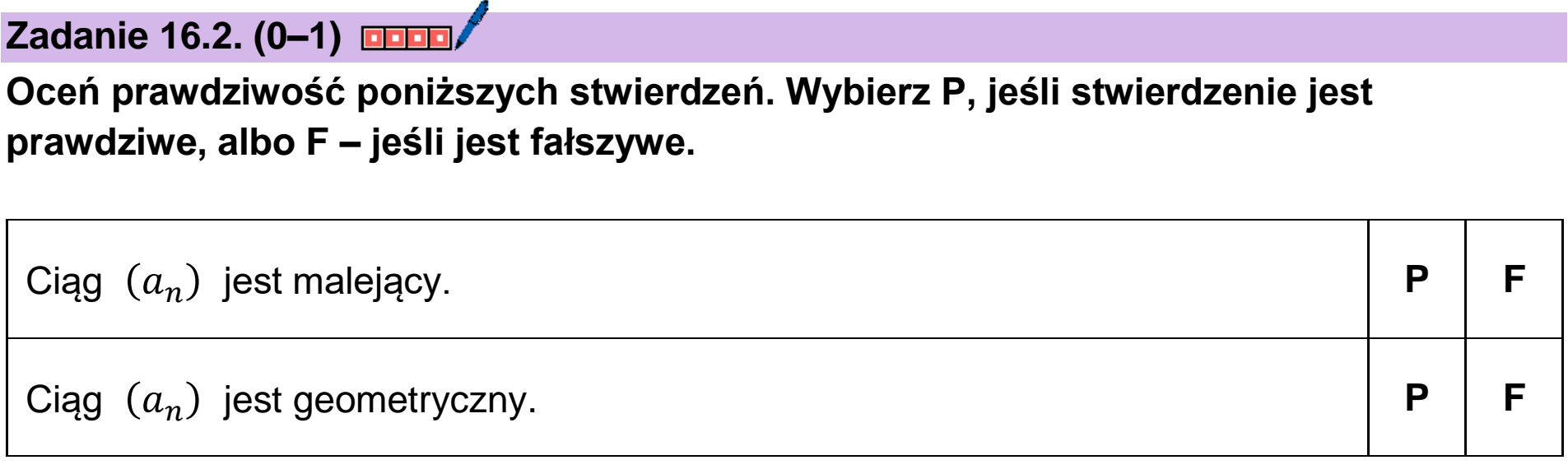 Matura dodatkowa, czerwiec 2024, zadanie 16.2