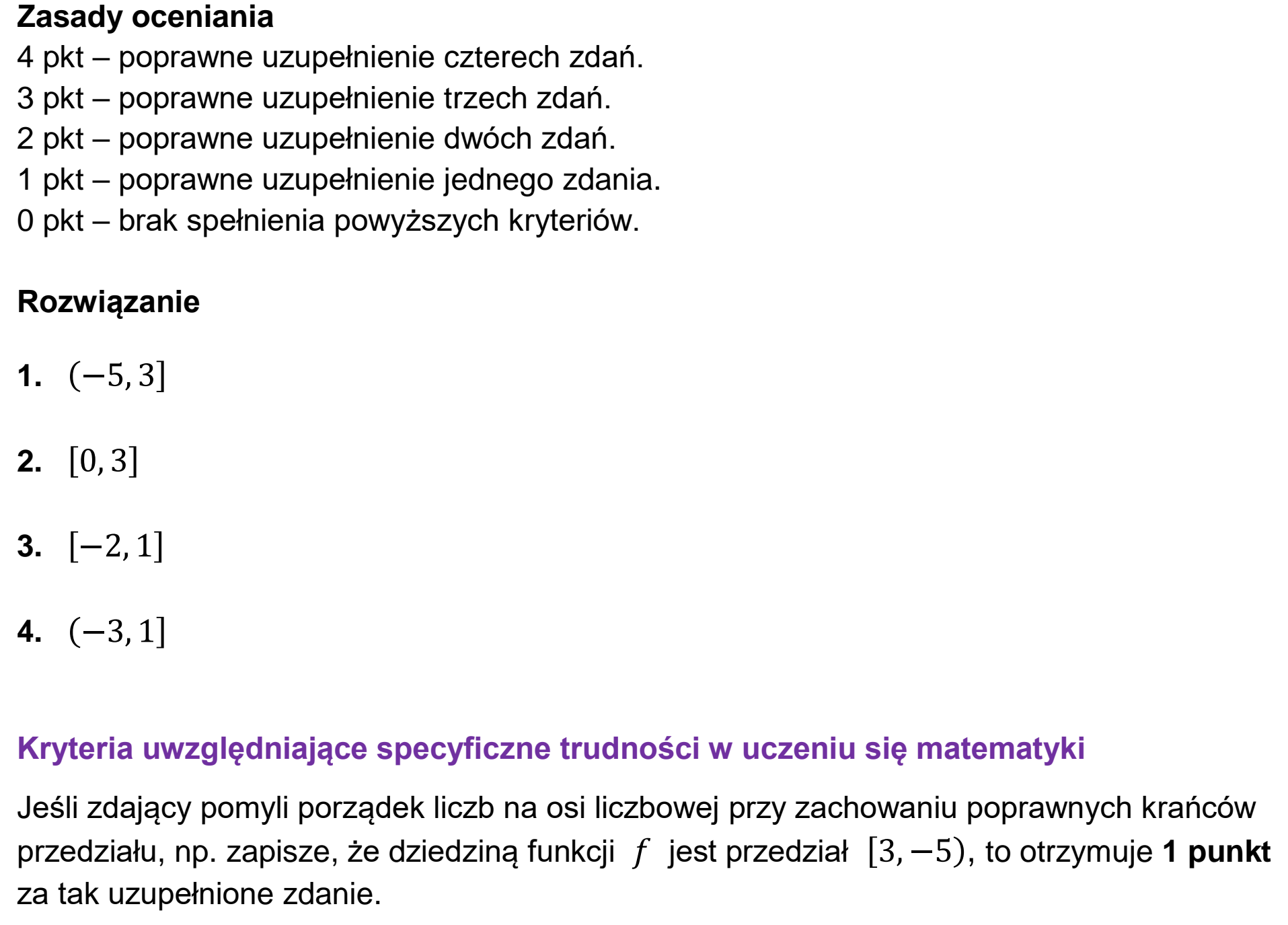 Matura dodatkowa, czerwiec 2025, odpowiedź do zadania 10