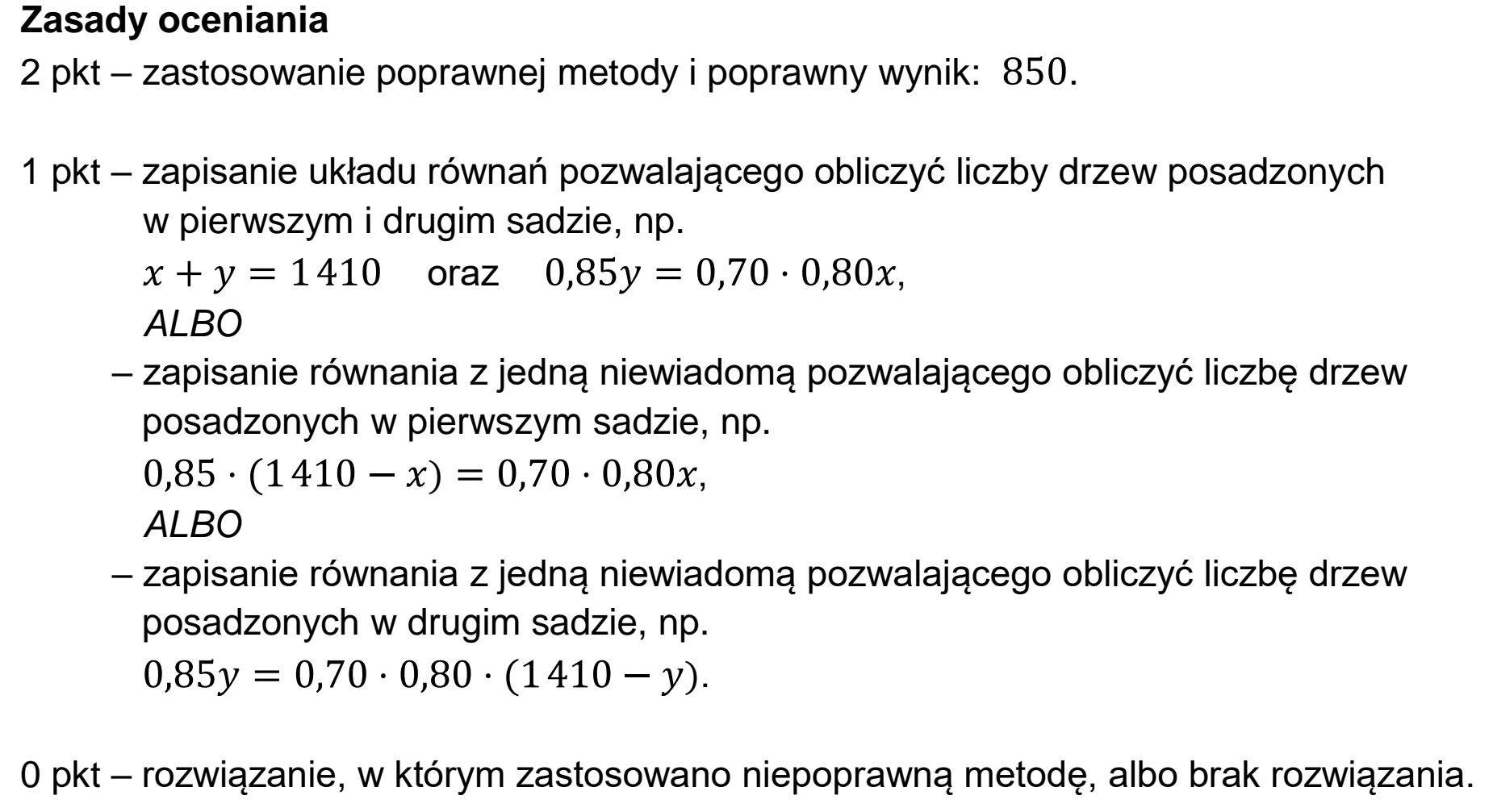 Matura dodatkowa, czerwiec 2025, odpowiedź do zadania 8, fragment 1