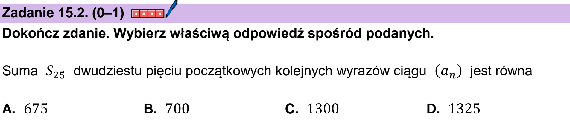 Matura dodatkowa, czerwiec 2025, zadanie 15.2