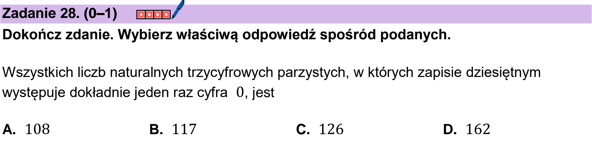 Matura dodatkowa, czerwiec 2025, podgląd zadania 28