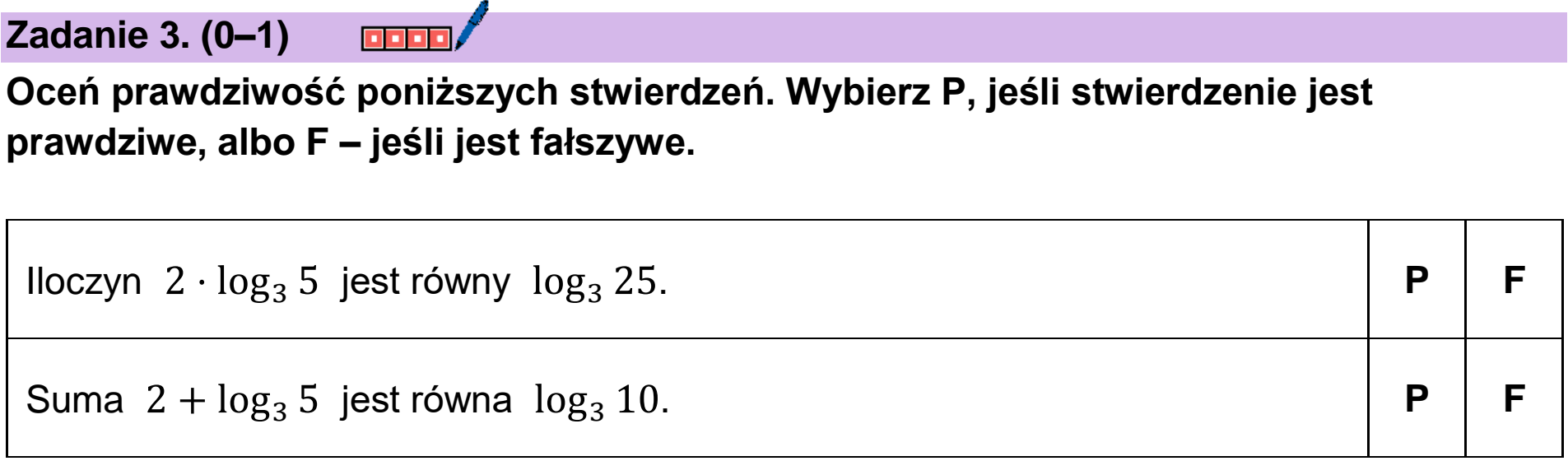 Matura dodatkowa, czerwiec 2025, podgląd zadania 3