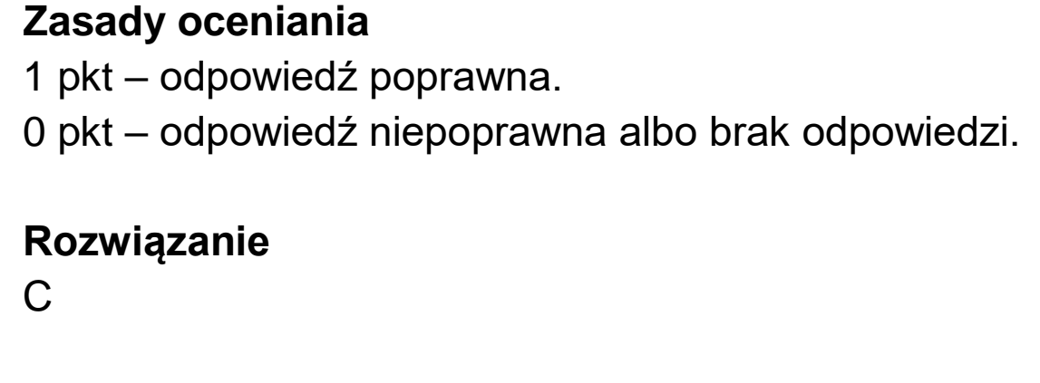 Matura dodatkowa, czerwiec 2026, odpowiedź do zadania 18