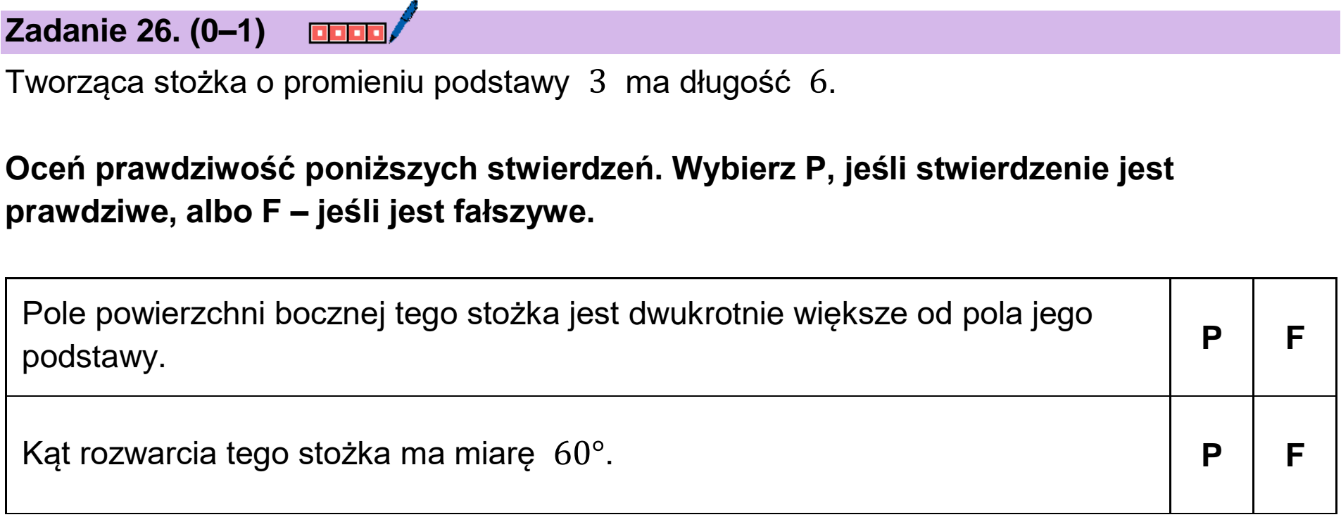 Matura dodatkowa, czerwiec 2026, podgląd zadania 26