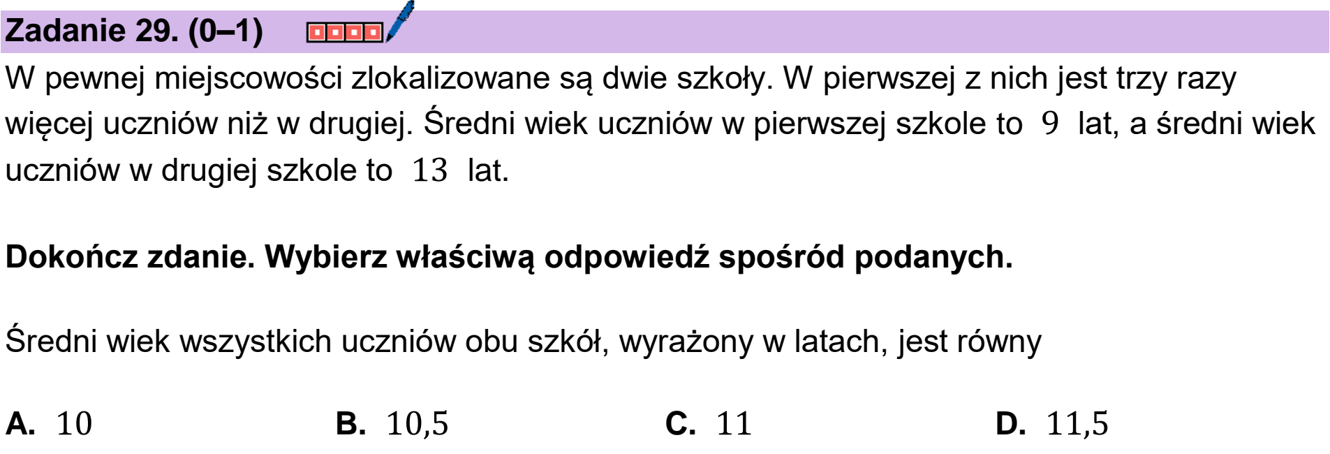 Matura dodatkowa, czerwiec 2026, podgląd zadania 29
