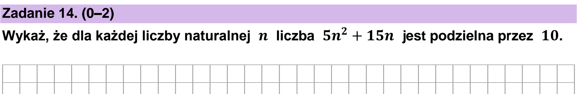 Matura próbna, grudzien 2022, podgląd zadania 14